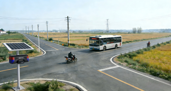 城乡道路交叉口安全