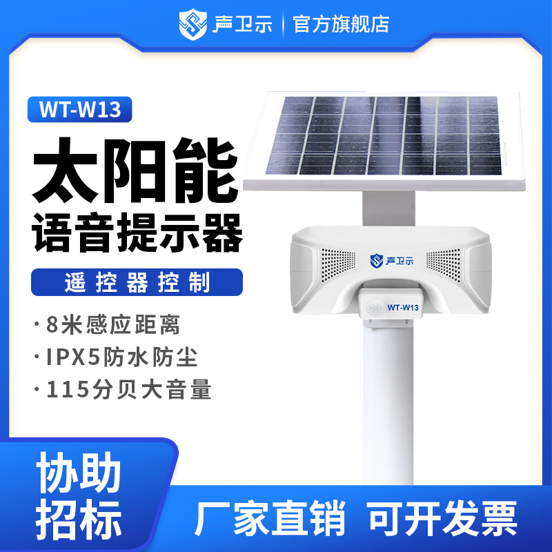 WT-W13太阳能语音提示器
