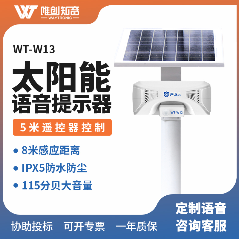 WT-W13太阳能语音提示器