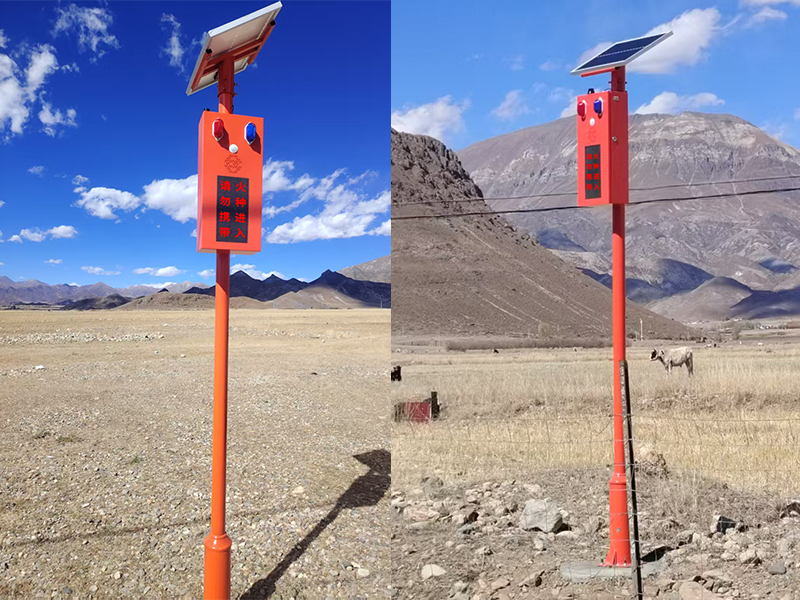WT-E63太阳能语音宣传杆