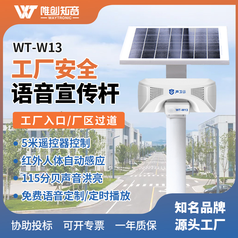 <b>WT-W13工厂安全语音宣传杆</b>