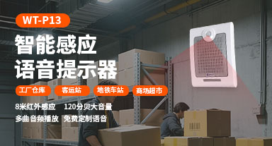 WT-P13智能感应语音提示器：在关键场景，用声音