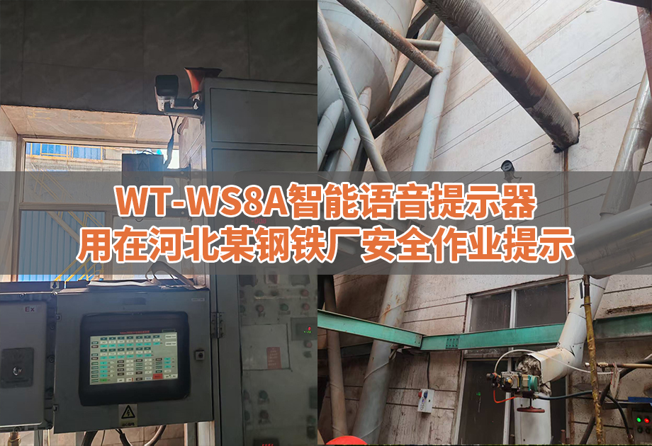监控抓拍即联动播报—声卫示WT-WS8A语音提示器